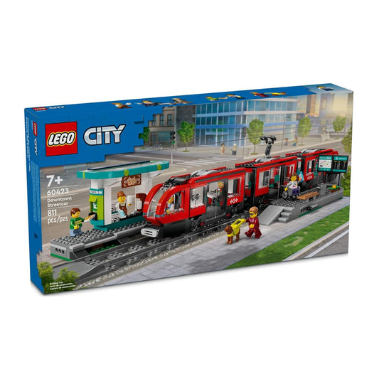 LEGO® City Downtown Streetcar Building Set 60423