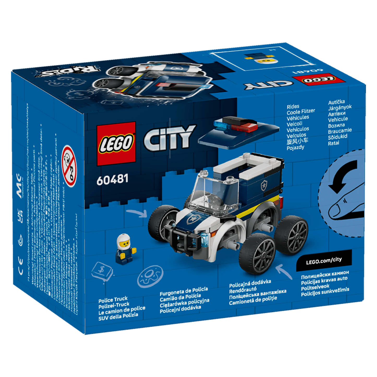 LEGO® City Police Truck Building Set 60481