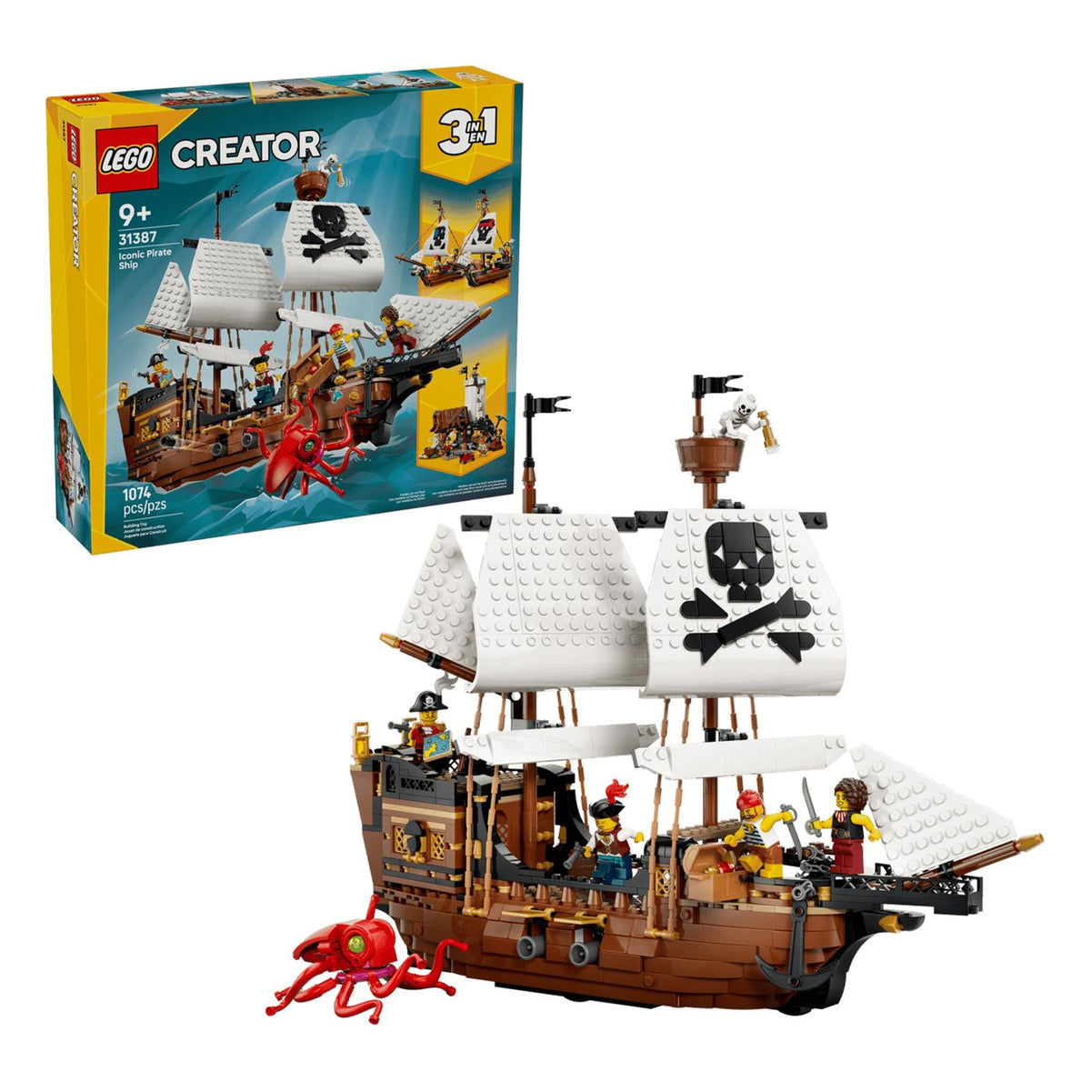 LEGO® Creator Iconic Pirate Ship Building Set 31387