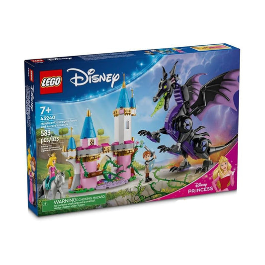 LEGO® Disney Princess Maleficent's Dragon Form And Aurora's Castle Building Set 43240