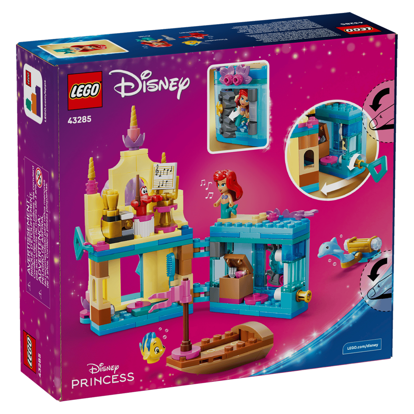 LEGO® Disney Princess Ariel's Magical Mini Palace Building Set 43285