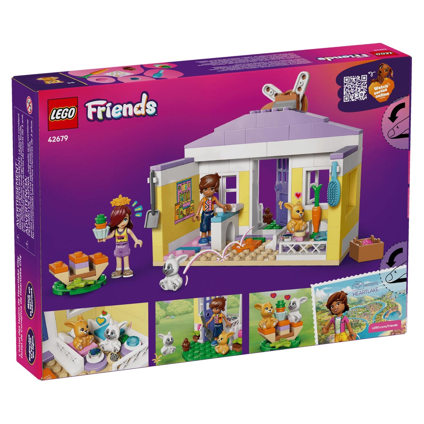 LEGO® Friends Heartlake City Bunny Hotel Building Set 42679