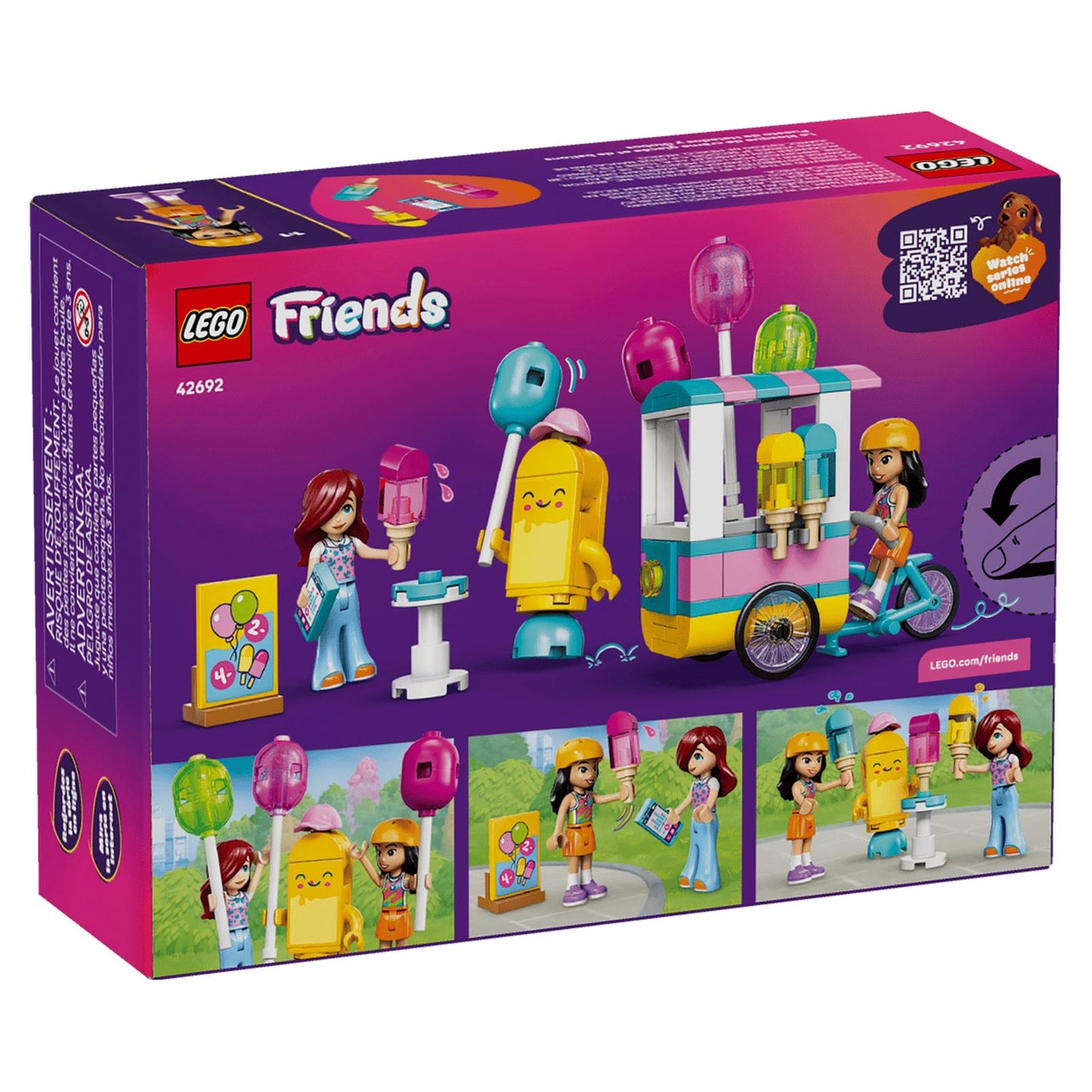 LEGO® Friends Ice Cream And Balloon Stand Building Set 42692