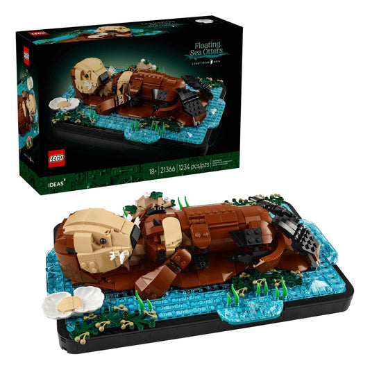 LEGO® Ideas Floating Sea Otters Building Set 21366