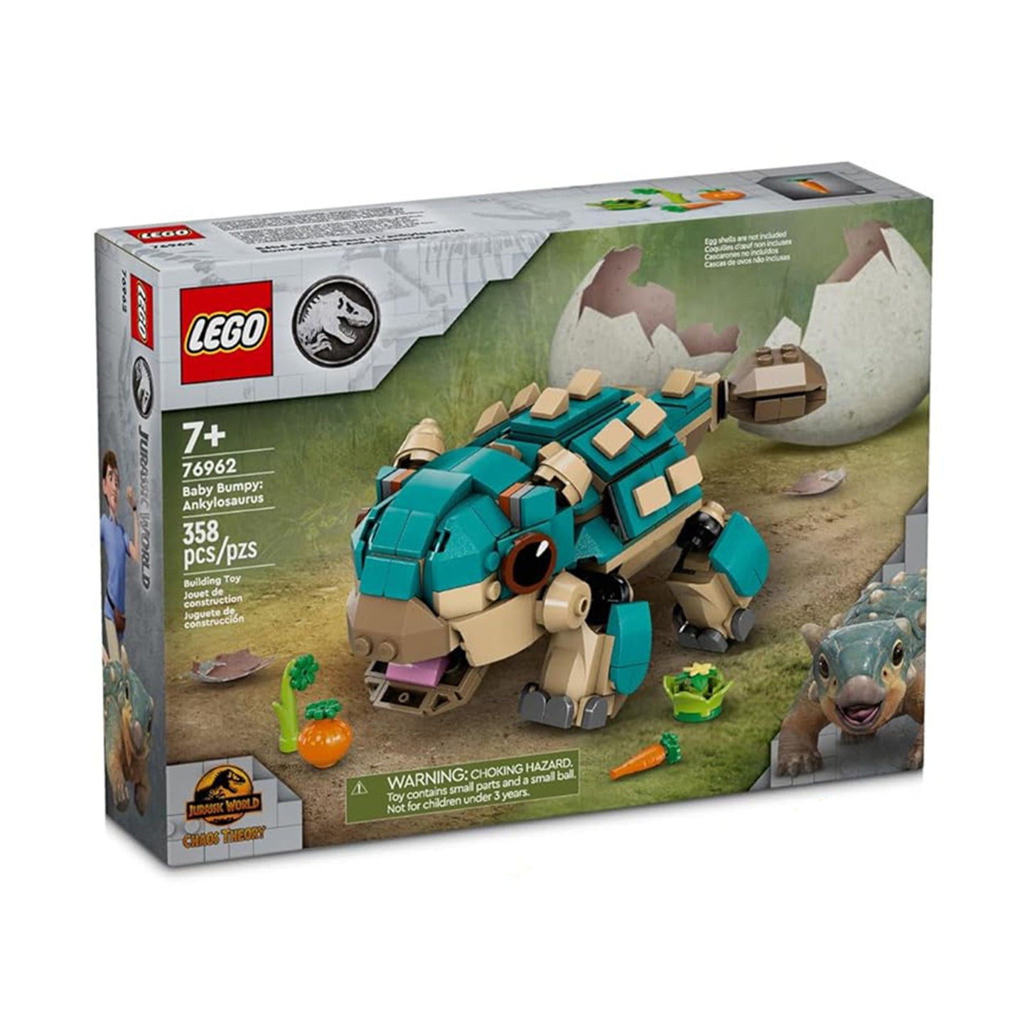 LEGO® Jurassic World Chaos Theory Baby Bumpy Ankylosaurus Building Set 76962