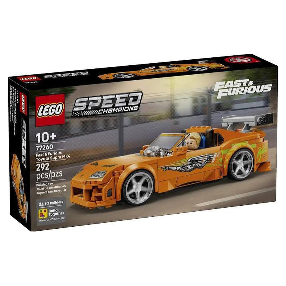 LEGO® Speed Champions Fast And Furious Toyota Supra MK4 Building Set 77260