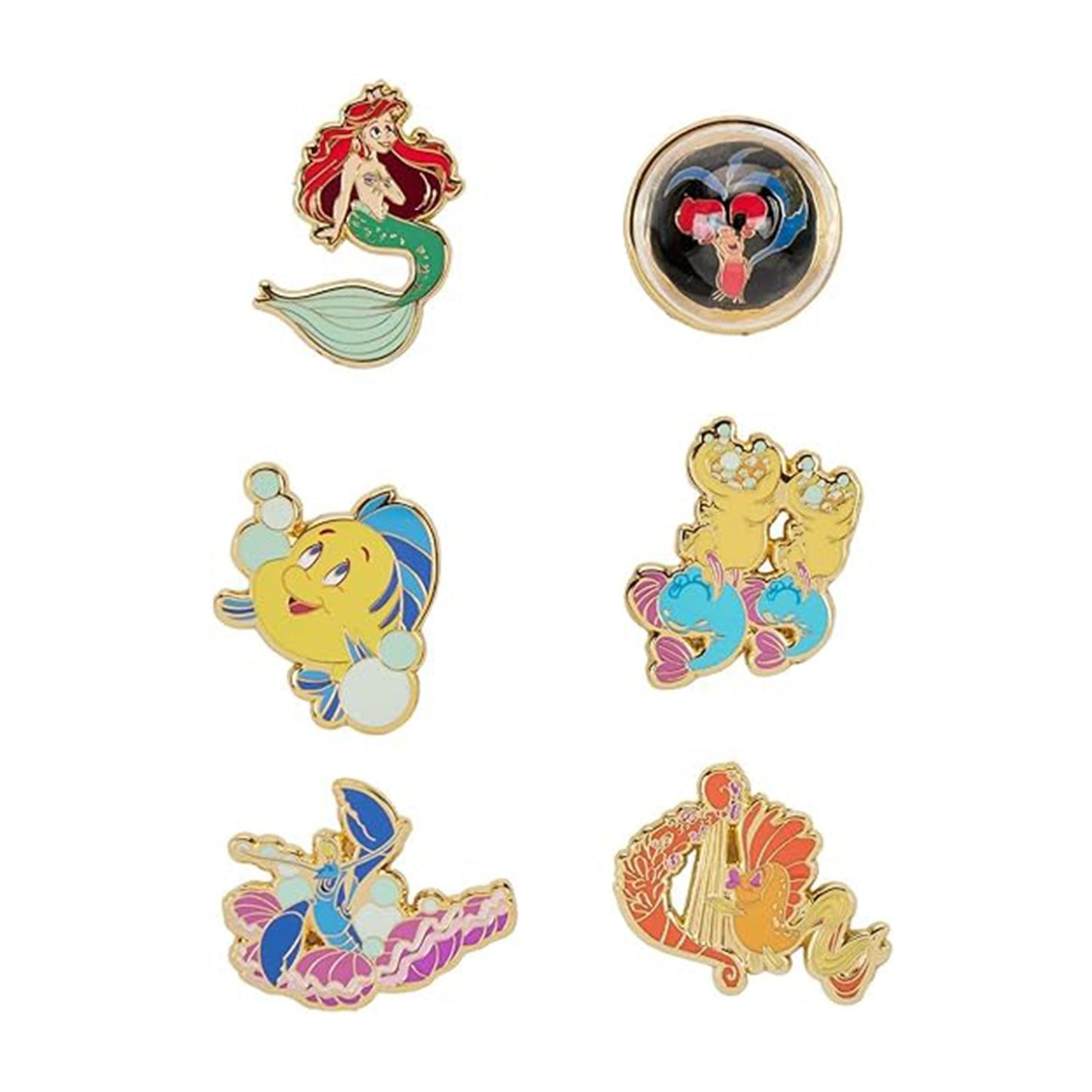 Loungefly Disney Princess 35th Anniversary Life Is The Bubbles Single Blind Box Pin