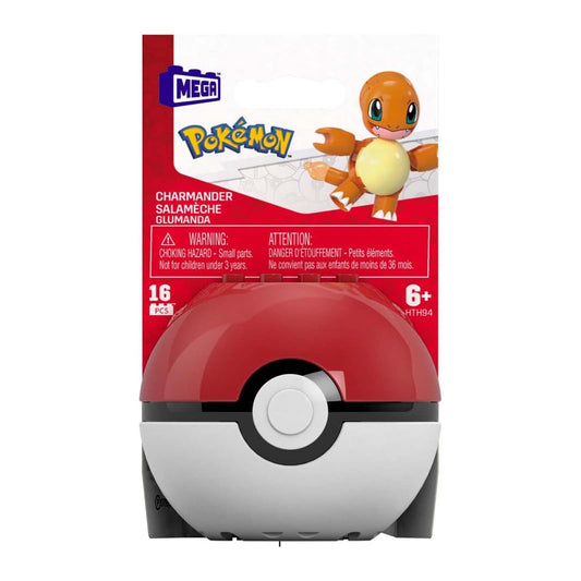 MEGA Pokemon Charmander Poke Ball Building Set