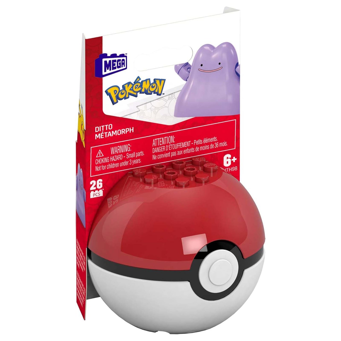 MEGA Pokemon Ditto Poke Ball Building Set