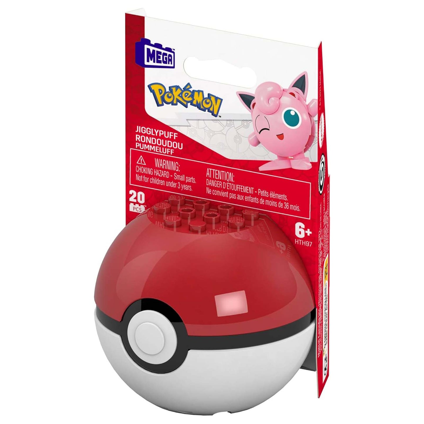 MEGA Pokemon Jigglypuff Poke Ball Building Set