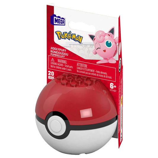 MEGA Pokemon Jigglypuff Poke Ball Building Set