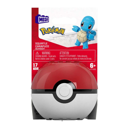 MEGA Pokemon Squirtle Poke Ball Building Set