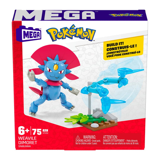 MEGA Pokemon Weavile Power Pack 75 Piece Building Set