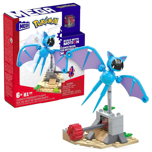 MEGA Pokemon Zubat's Midnight Flight Building Set