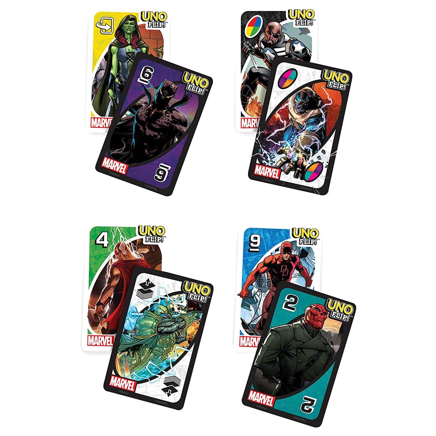 Marvel Uno Flip The Card Game