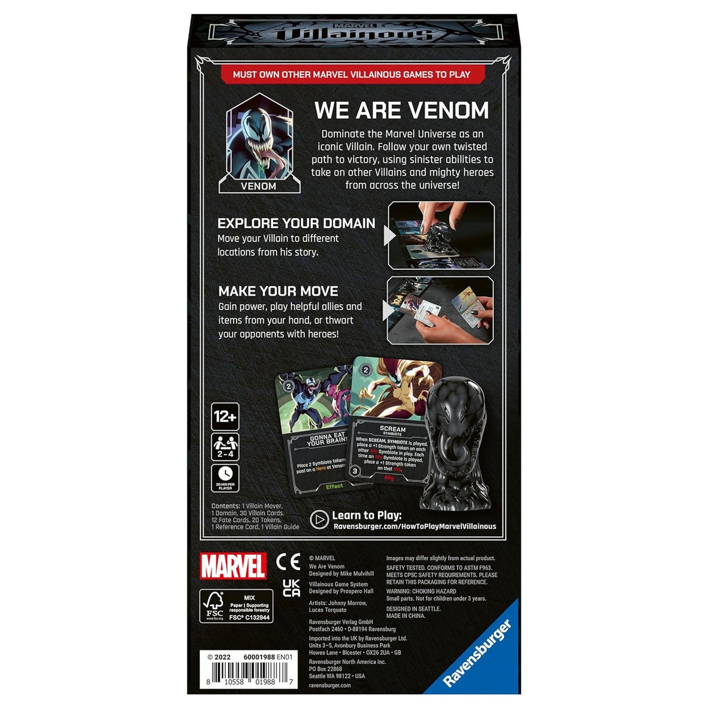 Marvel Villainous We Are Venom Single Character Expansion