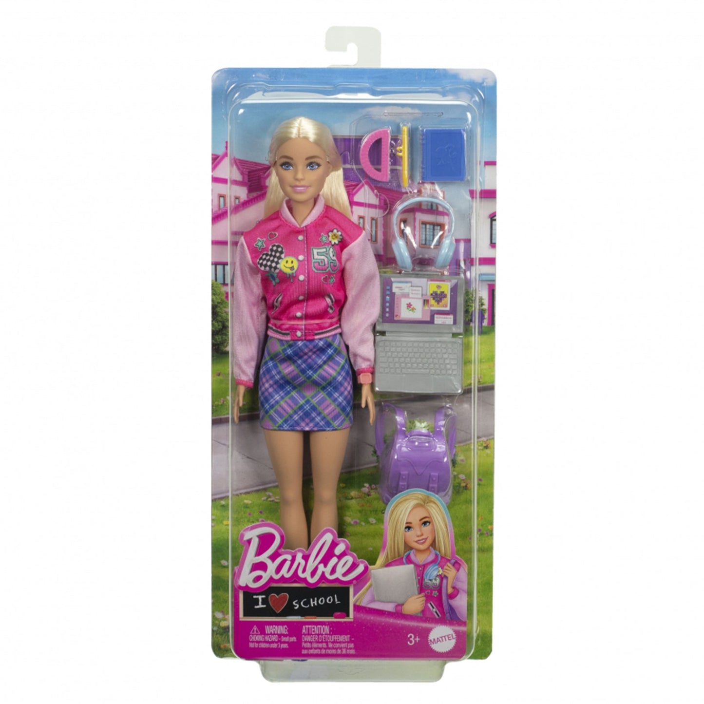 Mattel Barbie I Love School Blonde Student Doll