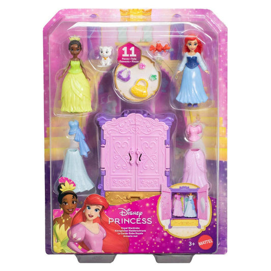 Mattel Disney Princess Royal Wardrobe Small Doll Set