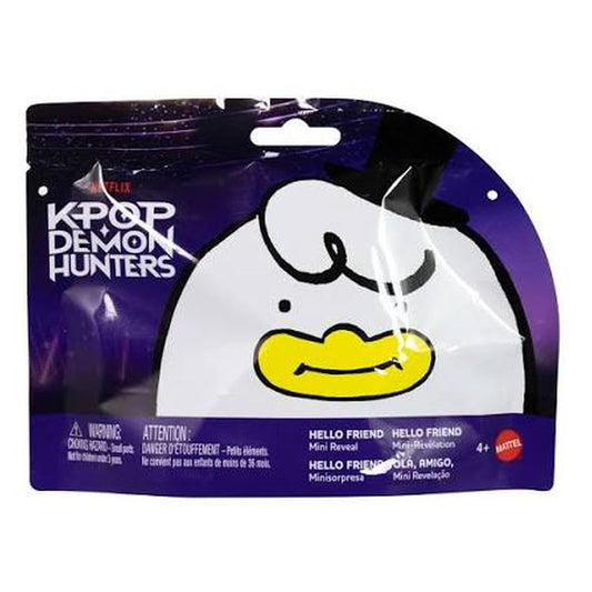 Mattel KPop Demon Hunters Hello Friend Mini Reveal Single Blind Bag Doll Keychain