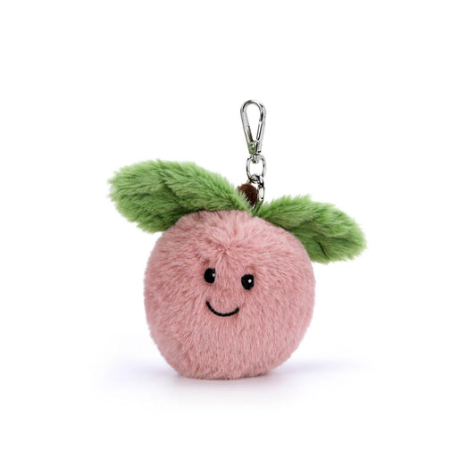 McHugs Peach 3 Inch Plush Bag Charm