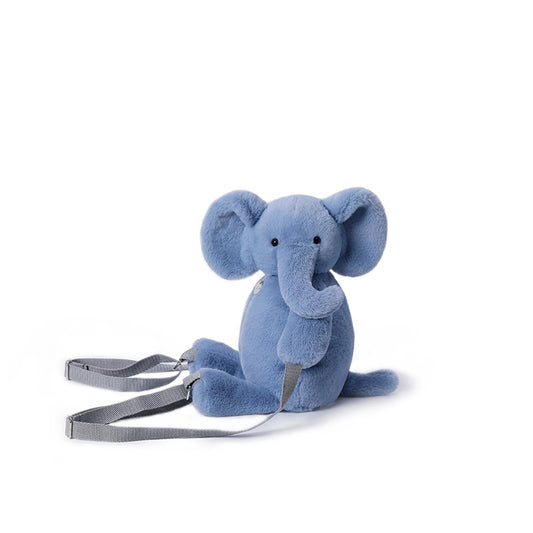 McHugs Blue Elephant Backpack 10 Inch Plush Figure