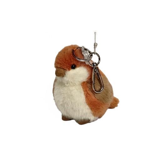 McHugs Chaffinch Bird 4 Inch Plush Bag Charm