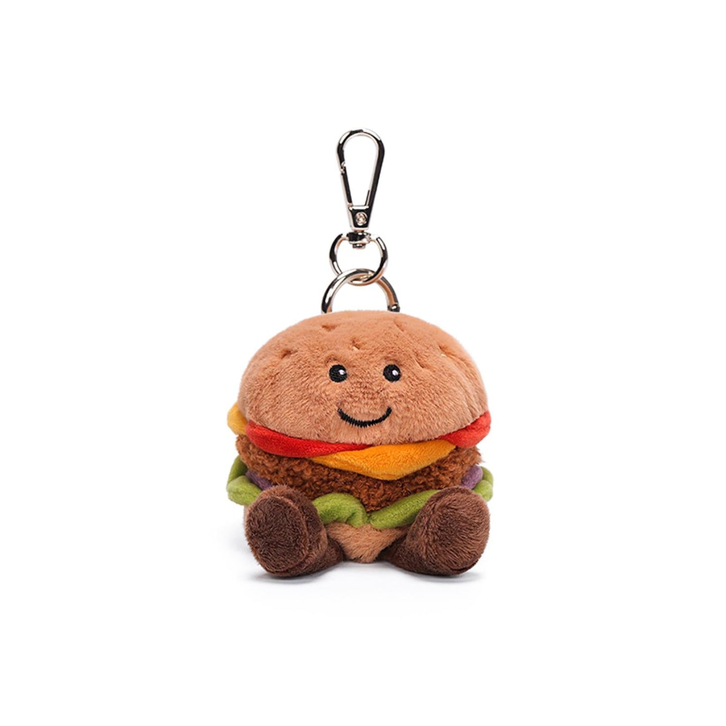 McHugs Juicy Cheese Burger 3 Inch Plush Bag Charm
