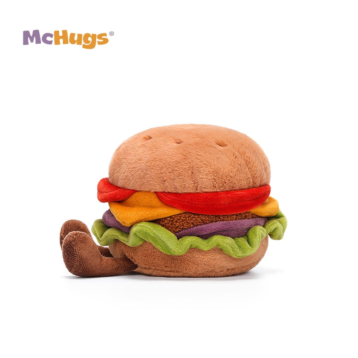 McHugs Juicy Cheese Burger 4 Inch Plush Figure