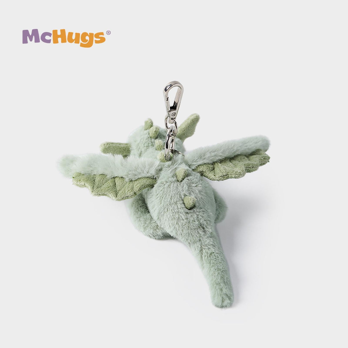 McHugs Mint Dragon 7 Inch Plush Bag Charm