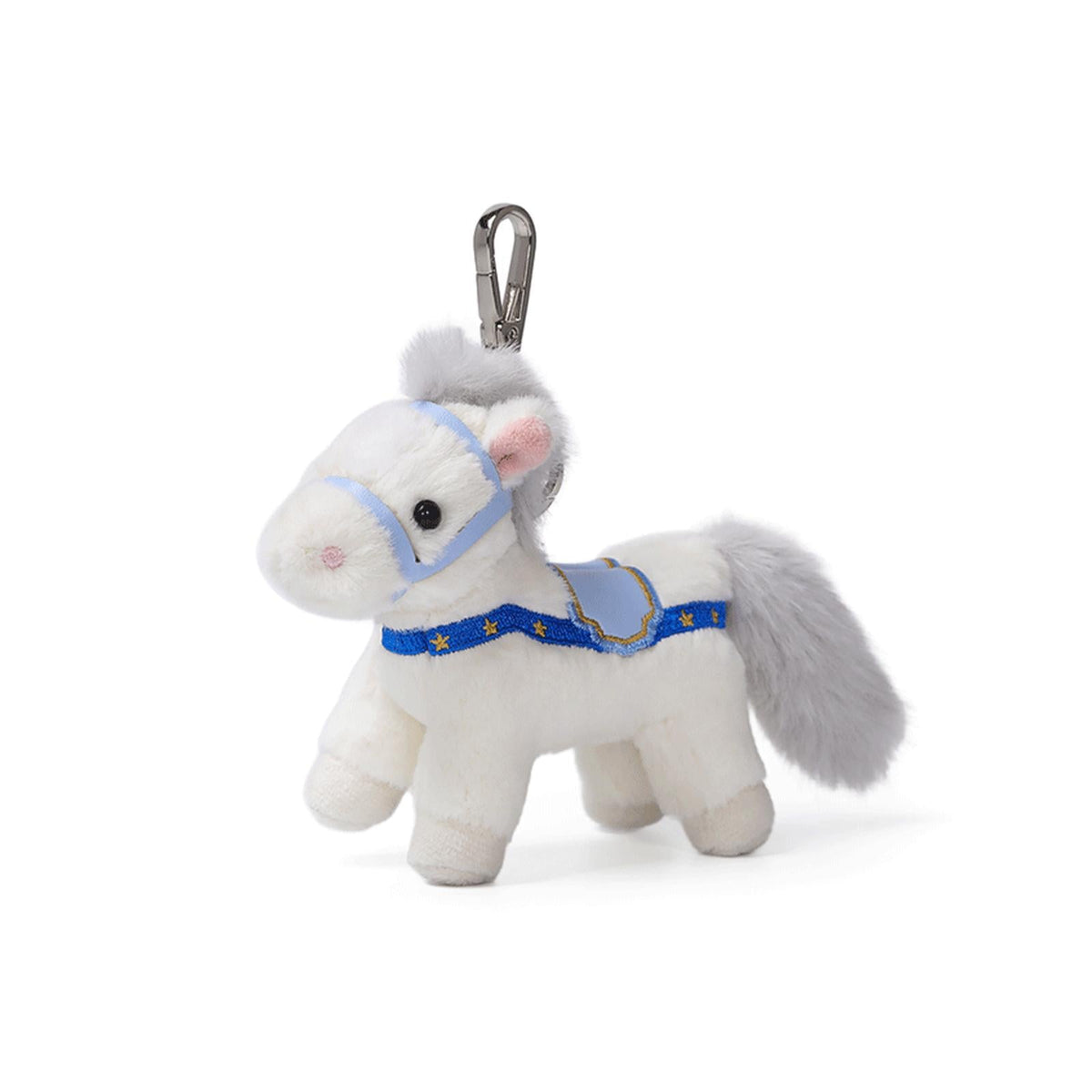 McHugs Snowy Pony 5 Inch Plush Bag Charm