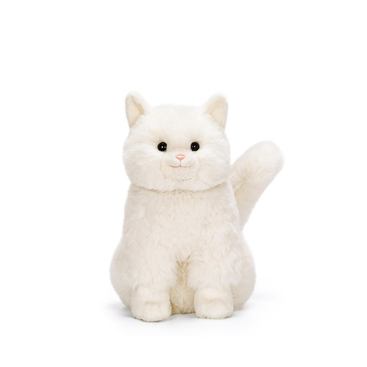 McHugs Soft Milk White Cat 9 Inch Plush Figure