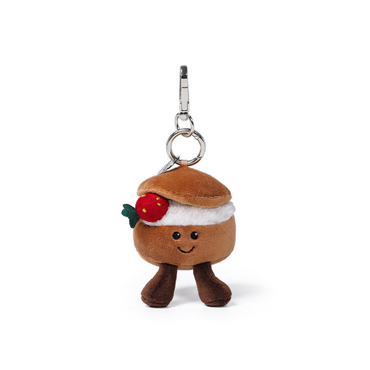 McHugs Strawberry Puff 3 Inch Plush Bag Charm
