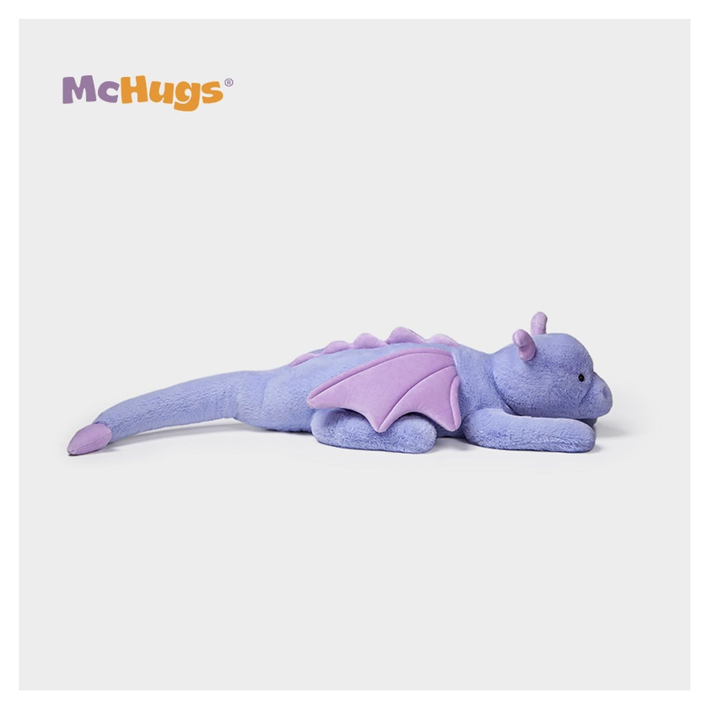 McHugs Violet Blue Lazy Dragon 34 Inch Plush Figure