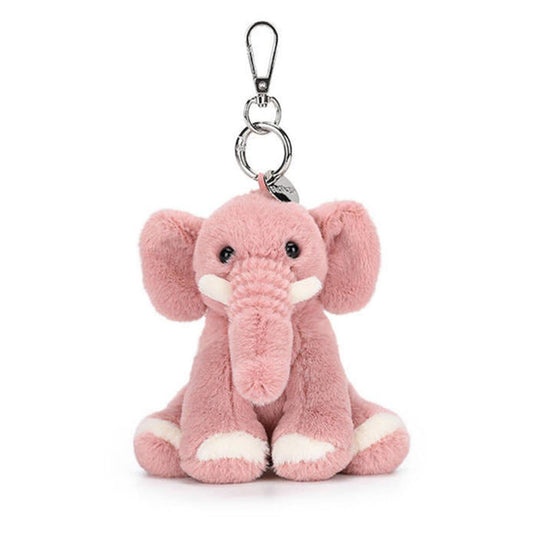McHugs Wealthy Petal Elephant 4 Inch Plush Bag Charm