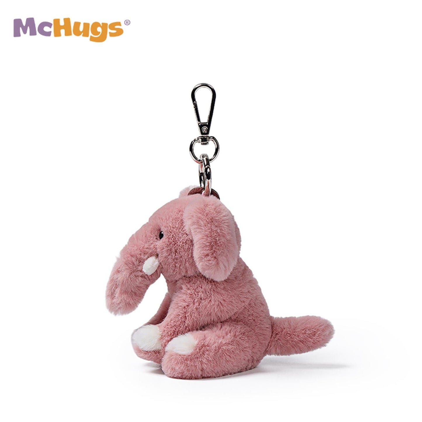 McHugs Wealthy Petal Elephant 4 Inch Plush Bag Charm