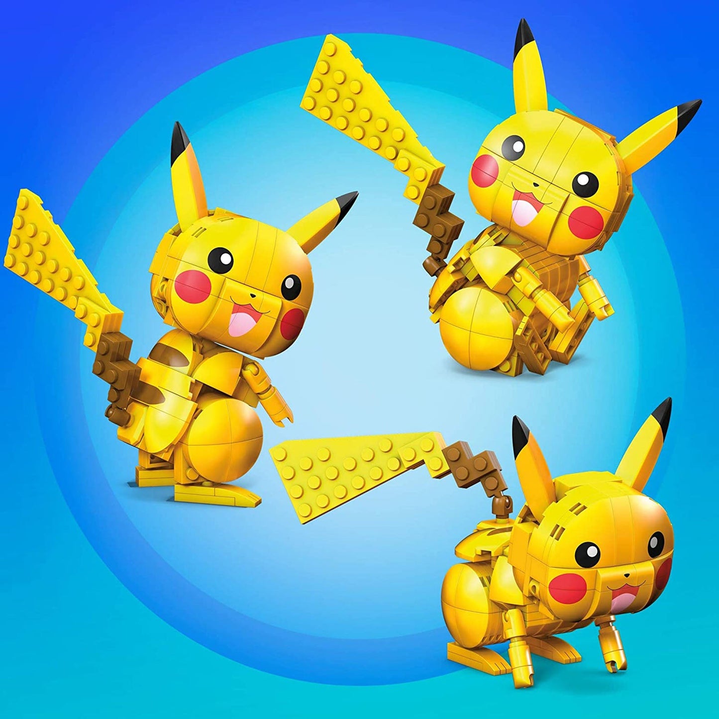 Mega Constux Pokemon Wonder Builders Pikachu Set