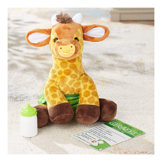 Melissa And Doug Feed Change & Comfort Baby Giraffe 9 Inch Plush Figure 30452