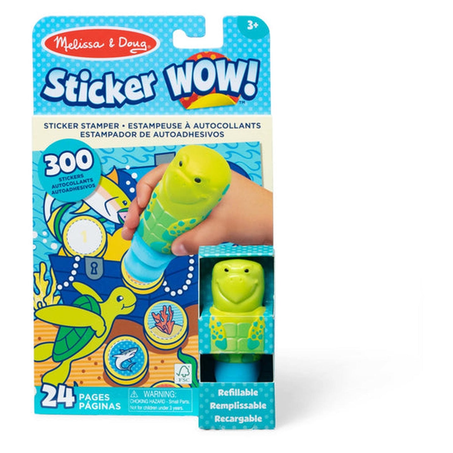 Melissa And Doug Sticker WOW! Turtle Activity Pad