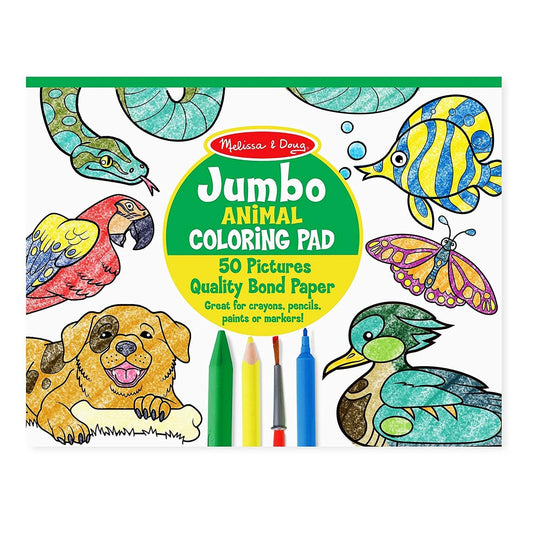 Melissa And Doug Animal Jumbo Coloring Pad