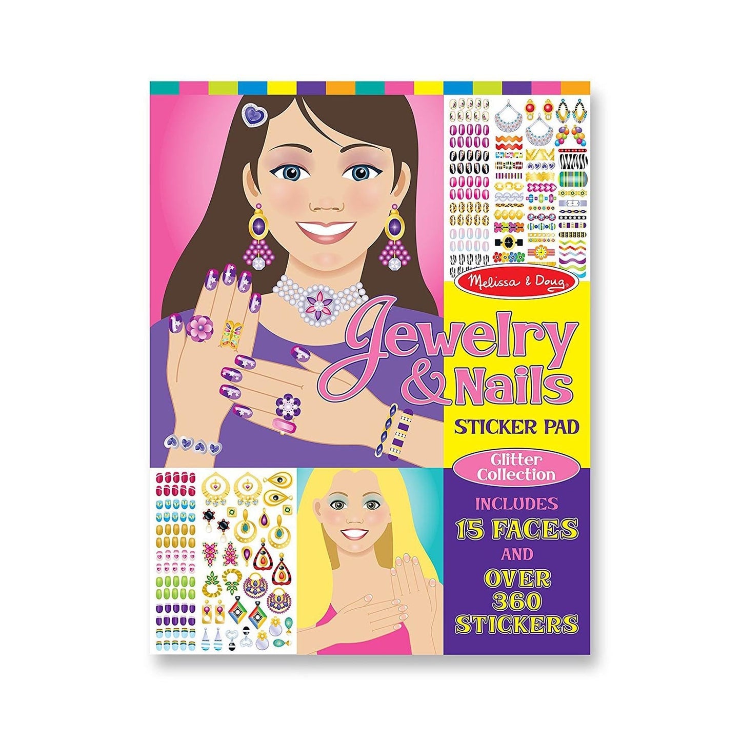 Melissa And Doug Jewelry And Nails Sticker Pad