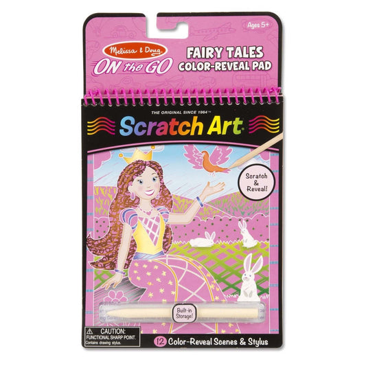 Melissa And Doug On The Go Scratch Art Fairy Tales Reveal Pad