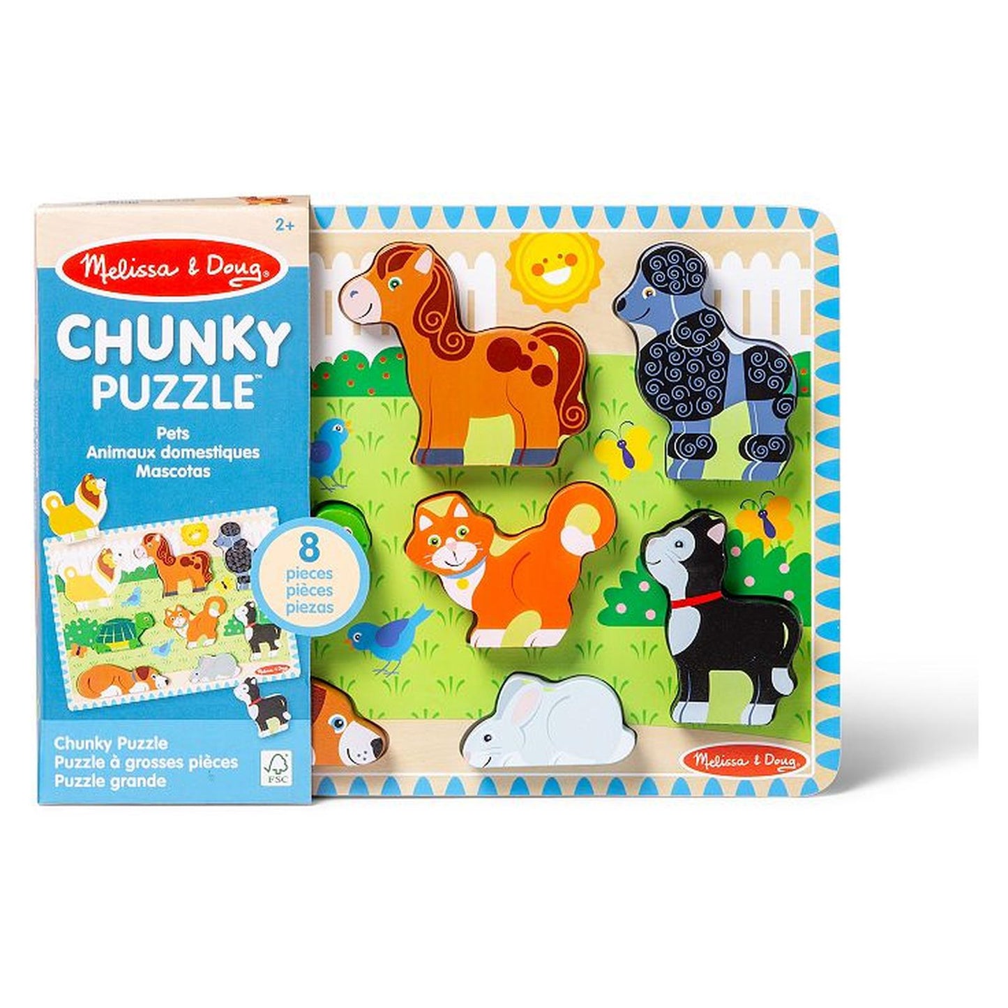 Melissa And Doug Pets Chunky Puzzle