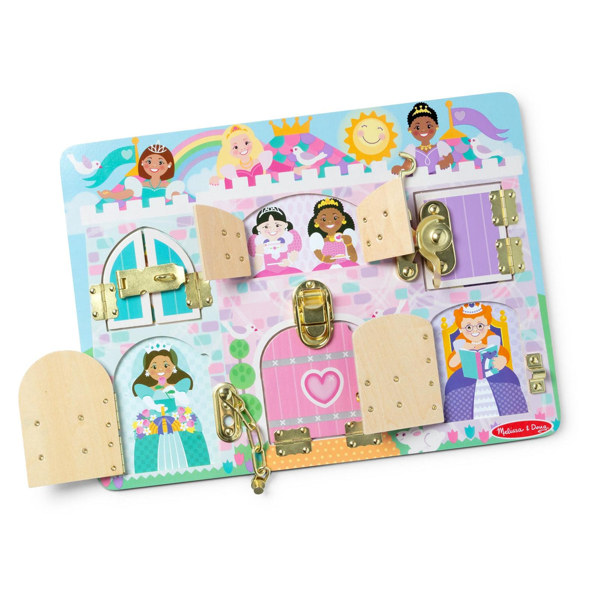 Melissa And Doug Princess Castle Latches Board