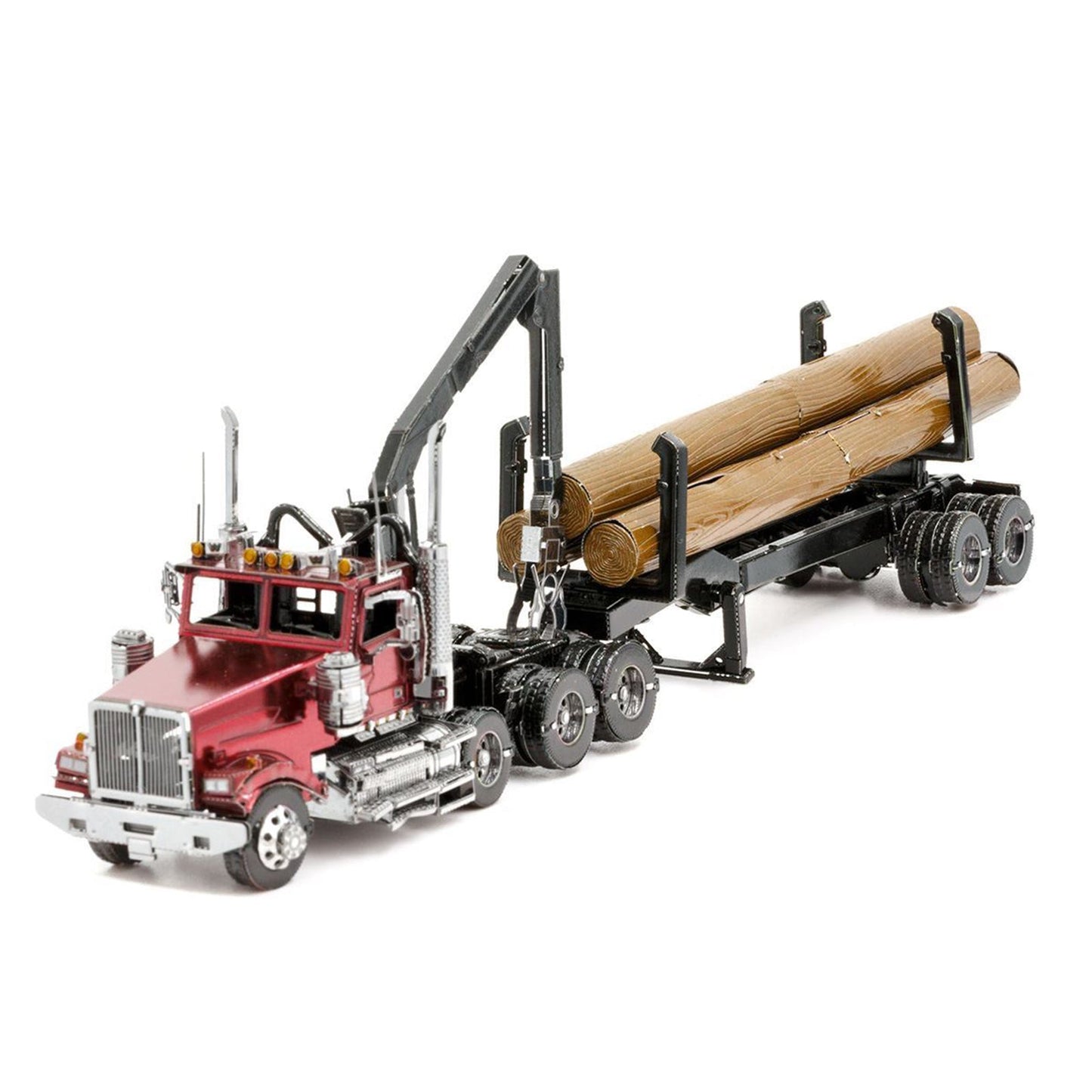 Metal Earth Western Star 4900 Log Truck & Trailer Model Kit ICX136