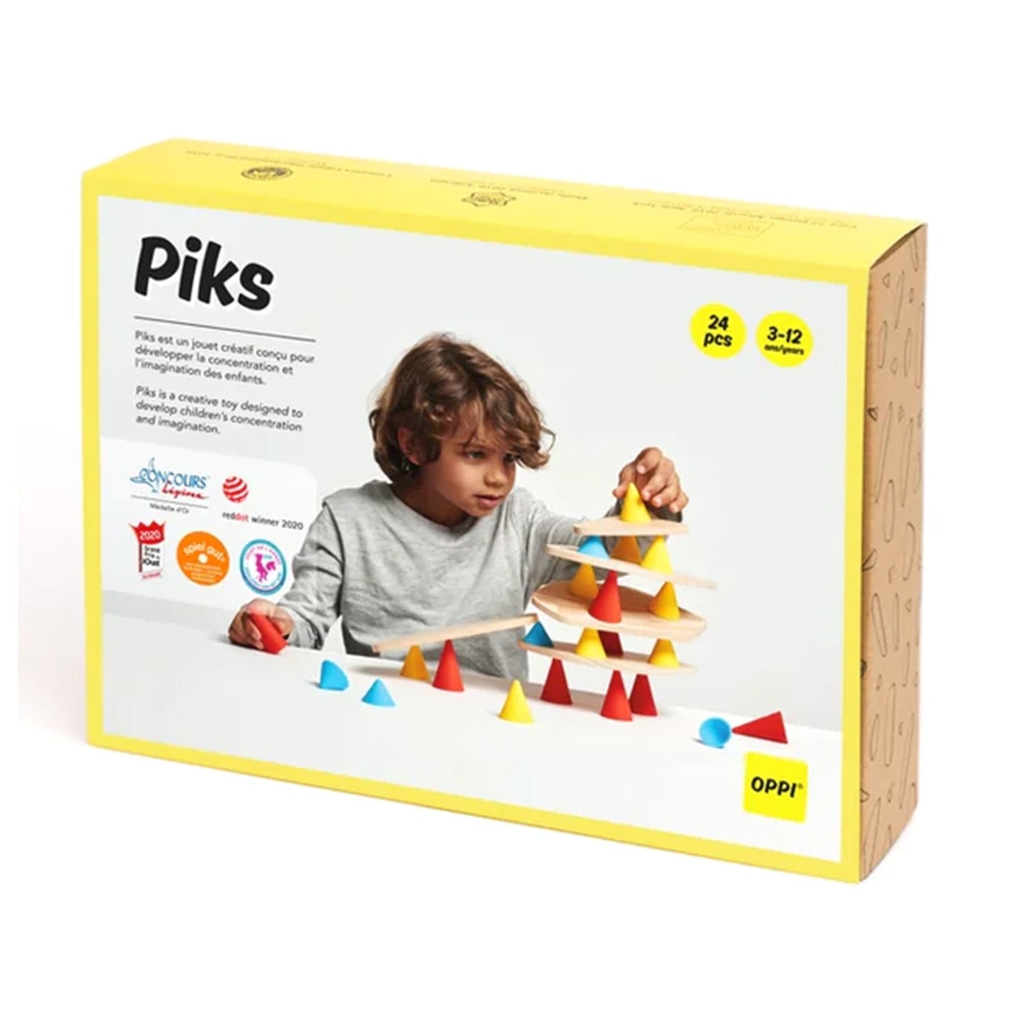 Oppi Piks Small 24 Piece Building And Balance Kit