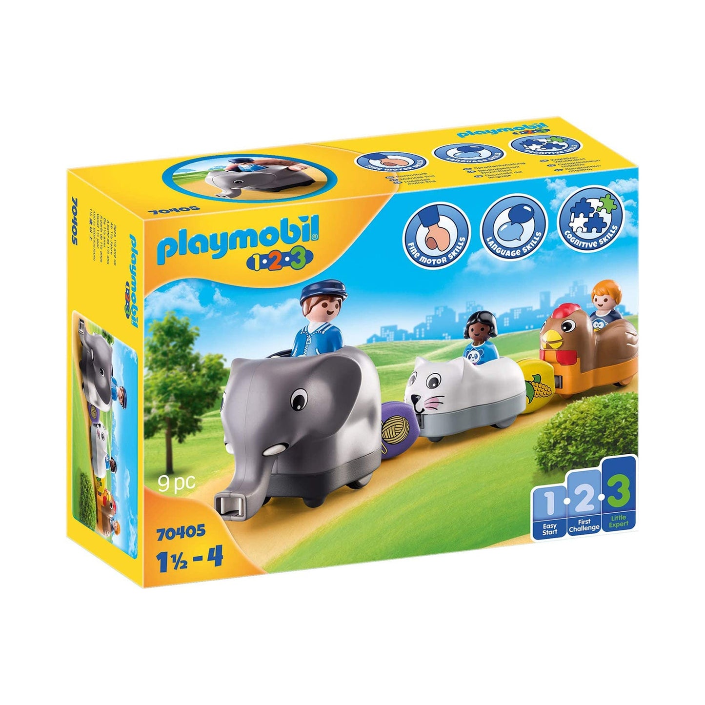 Playmobil 123 Animal Train Building Set 70405