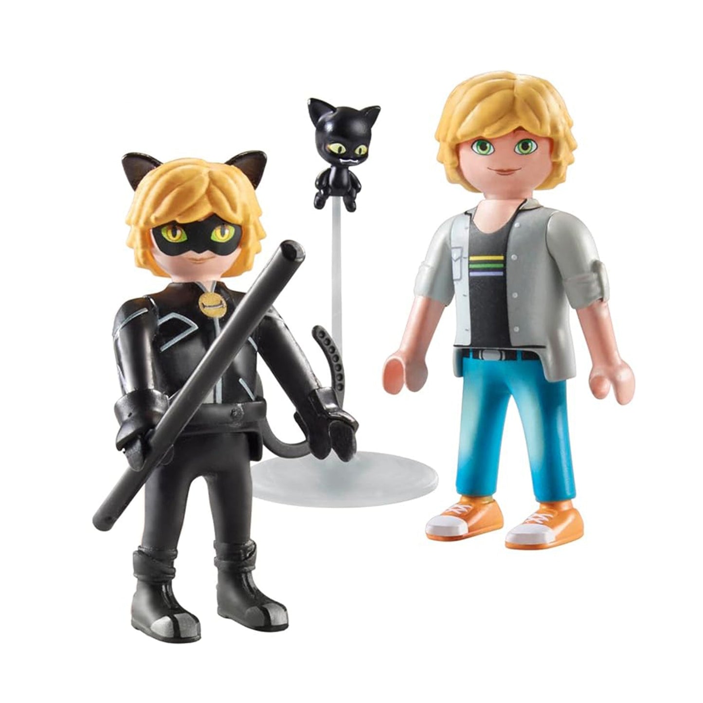 Playmobil Miraculous Adrien And Cat Noir Building Set 71337