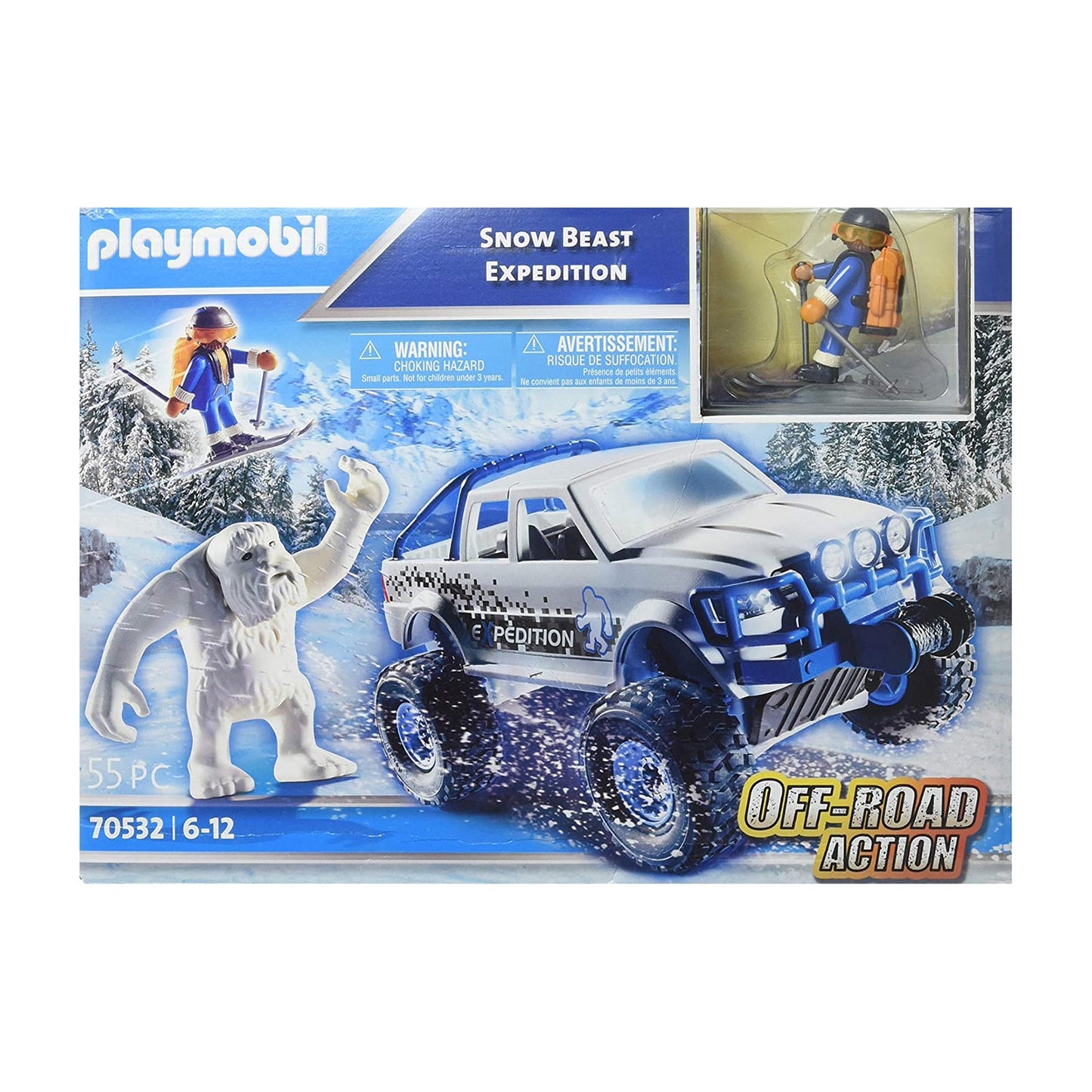 Playmobil Off-Road Action Snow Beast Expedition Building Set 70532