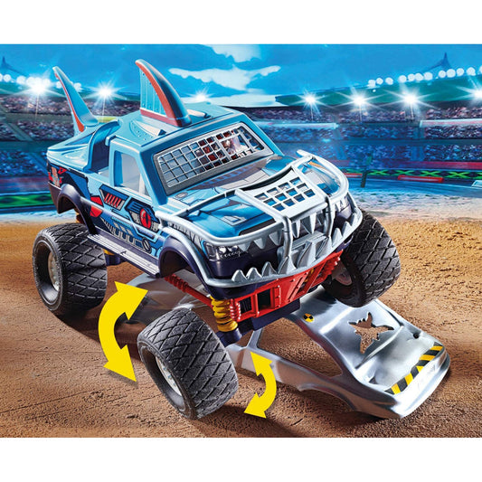 Playmobil Stunt Show Shark Monster Truck Building Set 70550