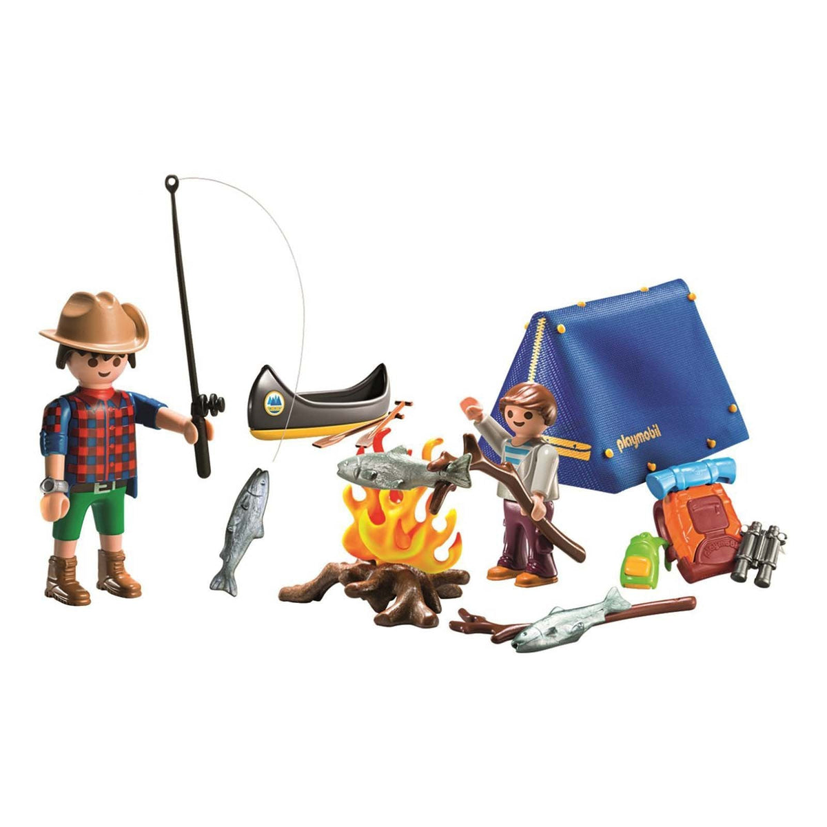 Playmobil Family Fun Camping Adventure Carry Case Building Set 9323